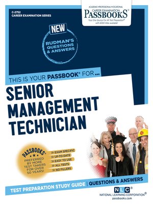 cover image of Senior Management Technician